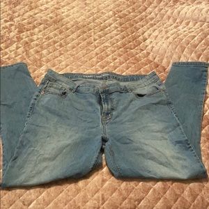 Old navy super skinny- mid rise jeans